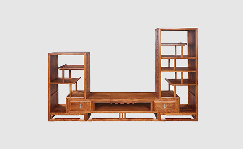 襄州中式装饰厅柜组合家具效果图